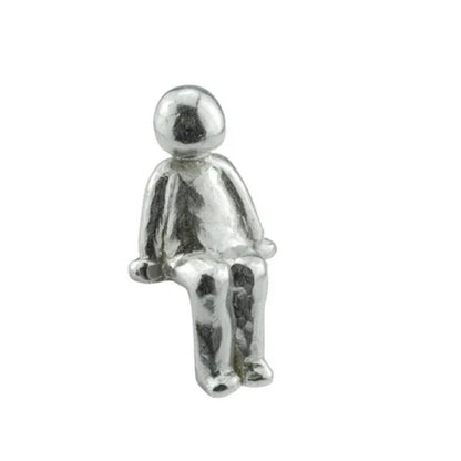 Decoratief Beeld Hond Metaal Zilver Tafeldecoratie Woonkamer Boekenplank Modern Minimalistisch Cadeau Interieur