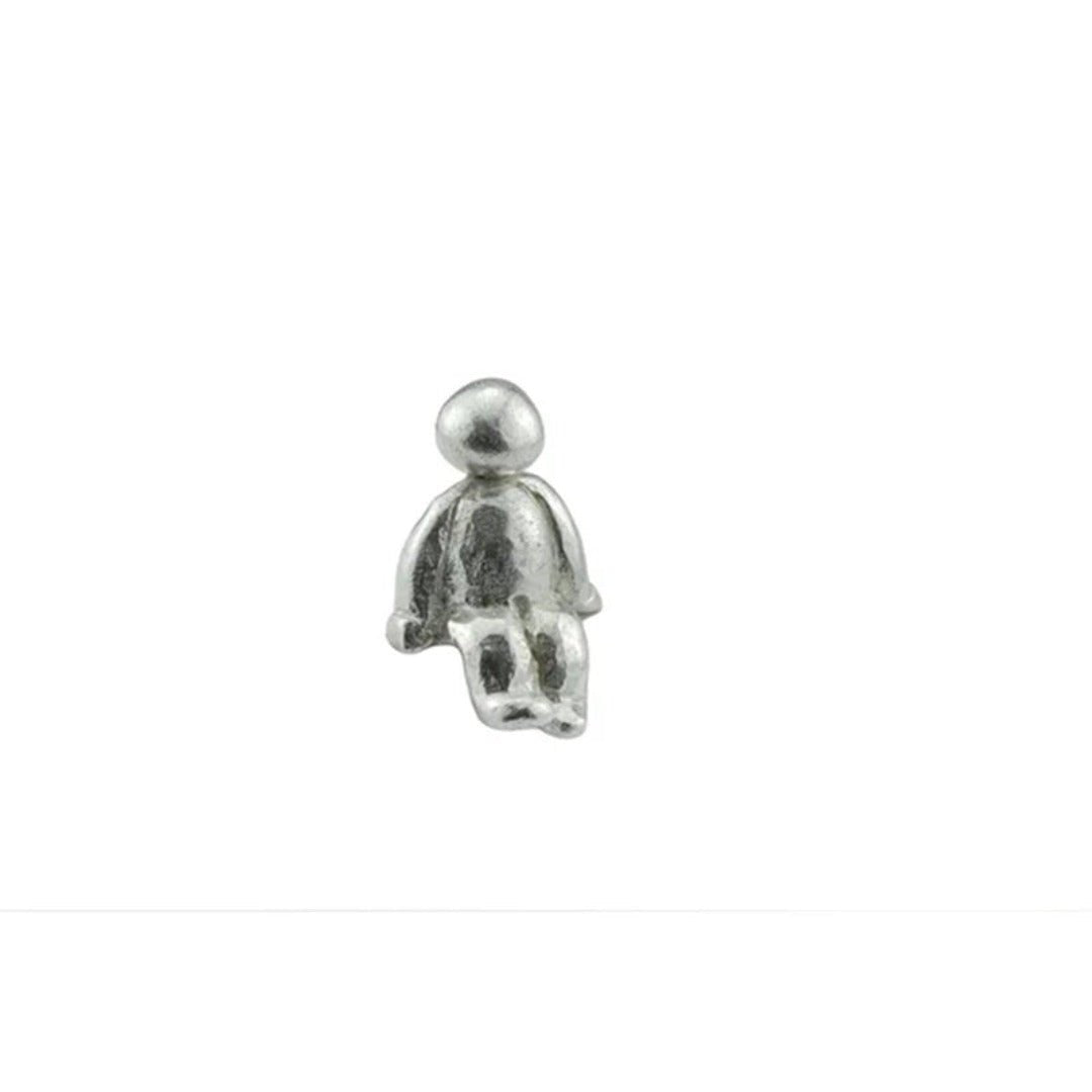 Decoratief Beeld Hond Metaal Zilver Tafeldecoratie Woonkamer Boekenplank Modern Minimalistisch Cadeau Interieur
