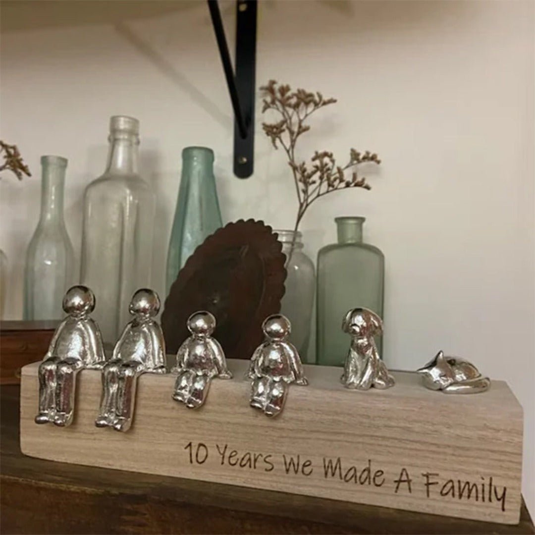 Decoratief Beeld Hond Metaal Zilver Tafeldecoratie Woonkamer Boekenplank Modern Minimalistisch Cadeau Interieur