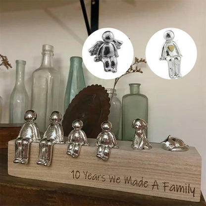 Decoratief Beeld Hond Metaal Zilver Tafeldecoratie Woonkamer Boekenplank Modern Minimalistisch Cadeau Interieur