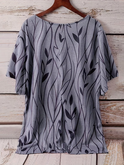 Zomer Shirt Bloeipatronen Floris Stijl