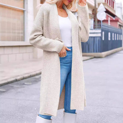 Dames Lange Vestjas Elegante Kwaliteit