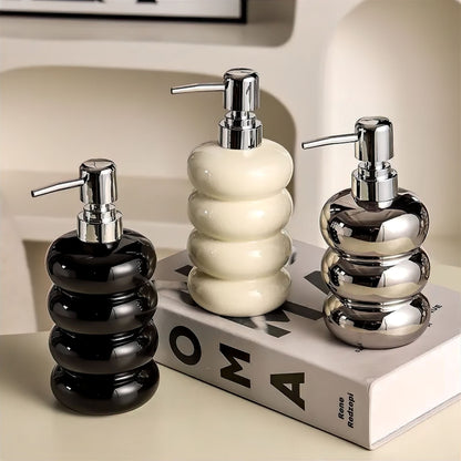 Keramieke Zeepdispenser Bolvorm 400ml Badkamer Keuken
