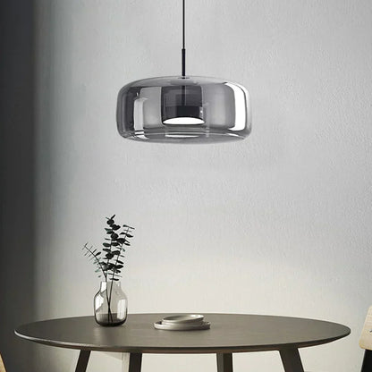 Glazen Hanglamp met LED Verlichting Modern Design Woonkamer Slaapkamer