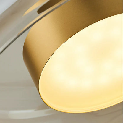 Glazen Hanglamp met LED Verlichting Modern Design Woonkamer Slaapkamer
