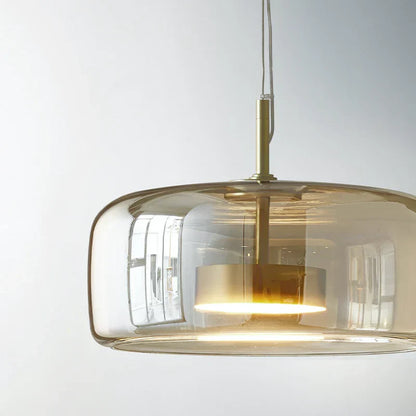 Glazen Hanglamp met LED Verlichting Modern Design Woonkamer Slaapkamer