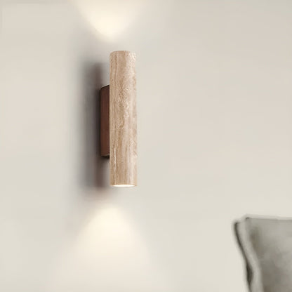 Wandlamp van Travertin – Stijlvolle LED Wandverlichting met Natuurlijk Design