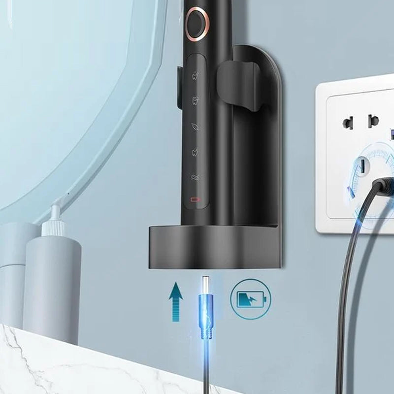 Elektrische sonische tandenborstel met 5 poetsstanden, timer en lange batterijduur voor volwassenen