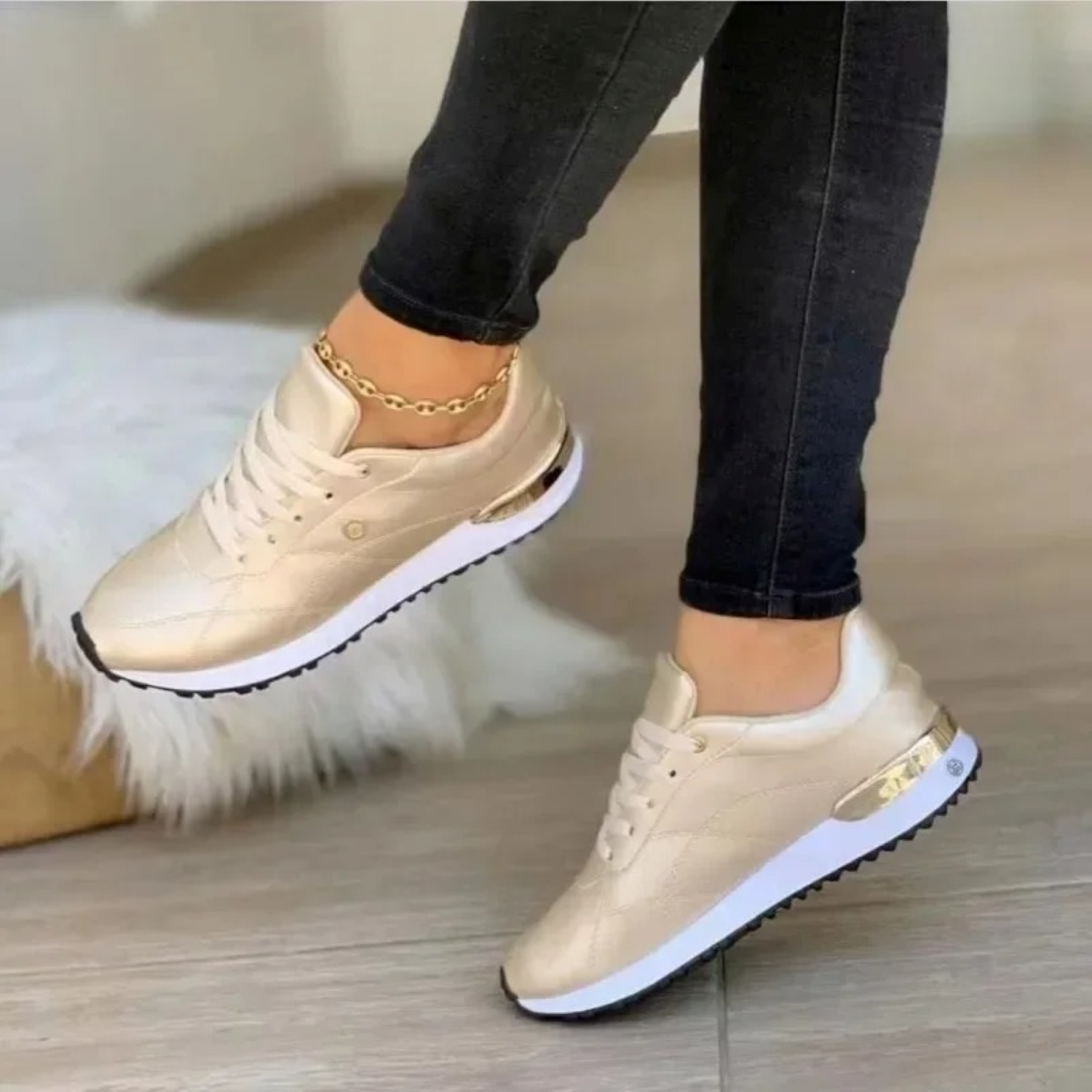Dames Lederen Sneakers Comfortabel en Stijlvol - StudioMarella