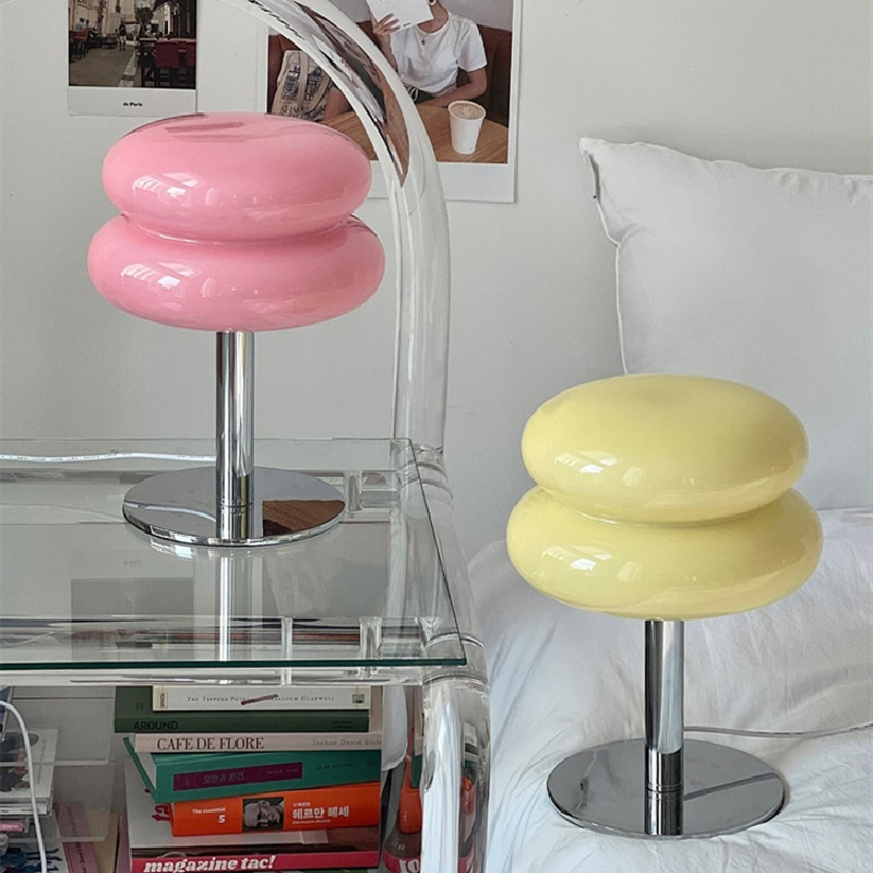 Tafellamp Glazen Ei Italiaans Designer Design LED Dimbaar Slaapkamer Woonkamer Studeerkamer Sfeerverlichting Draaiknop IJzer Glas