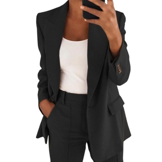 Dames Kostuum Blazer Set Tweedelig Business Pak - StudioMarella