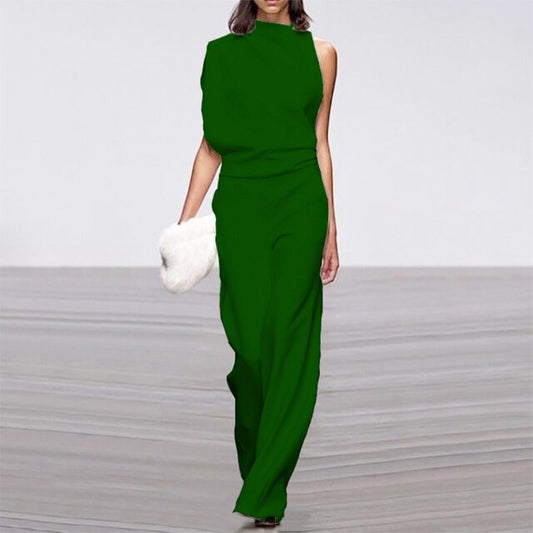 Jumpsuit voor Vrouw Lange Mouwen Elegante Zwart - StudioMarella