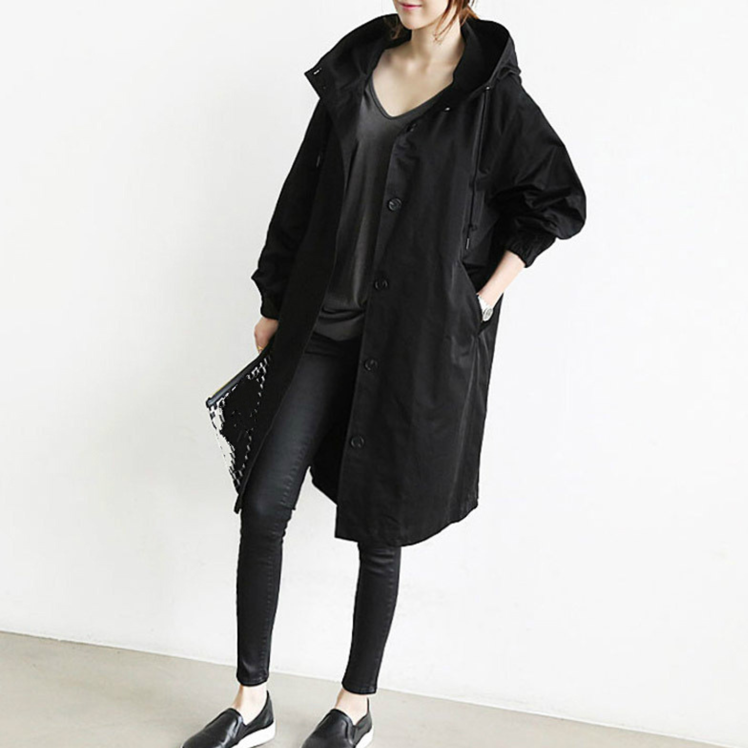 Dames Trenchcoat Waterdicht Lang Klassieke Stijl - StudioMarella