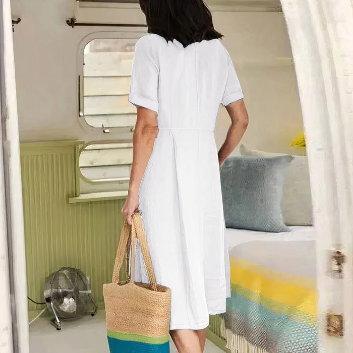 Luchtige Zomerjurk voor Dames – Comfortabele Losse Jurk