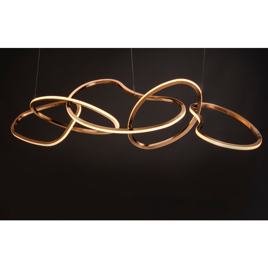 Abstracte LED Kroonluchter 140 cm Modern Design Eetkamer Verlichting