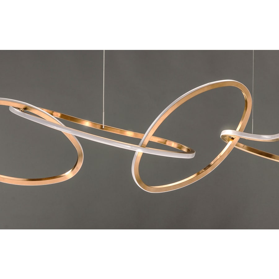 Abstracte LED Kroonluchter 140 cm Modern Design Eetkamer Verlichting