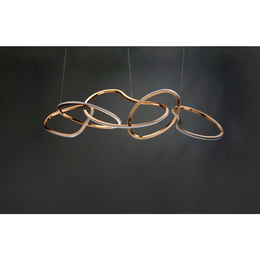 Abstracte LED Kroonluchter 140 cm Modern Design Eetkamer Verlichting