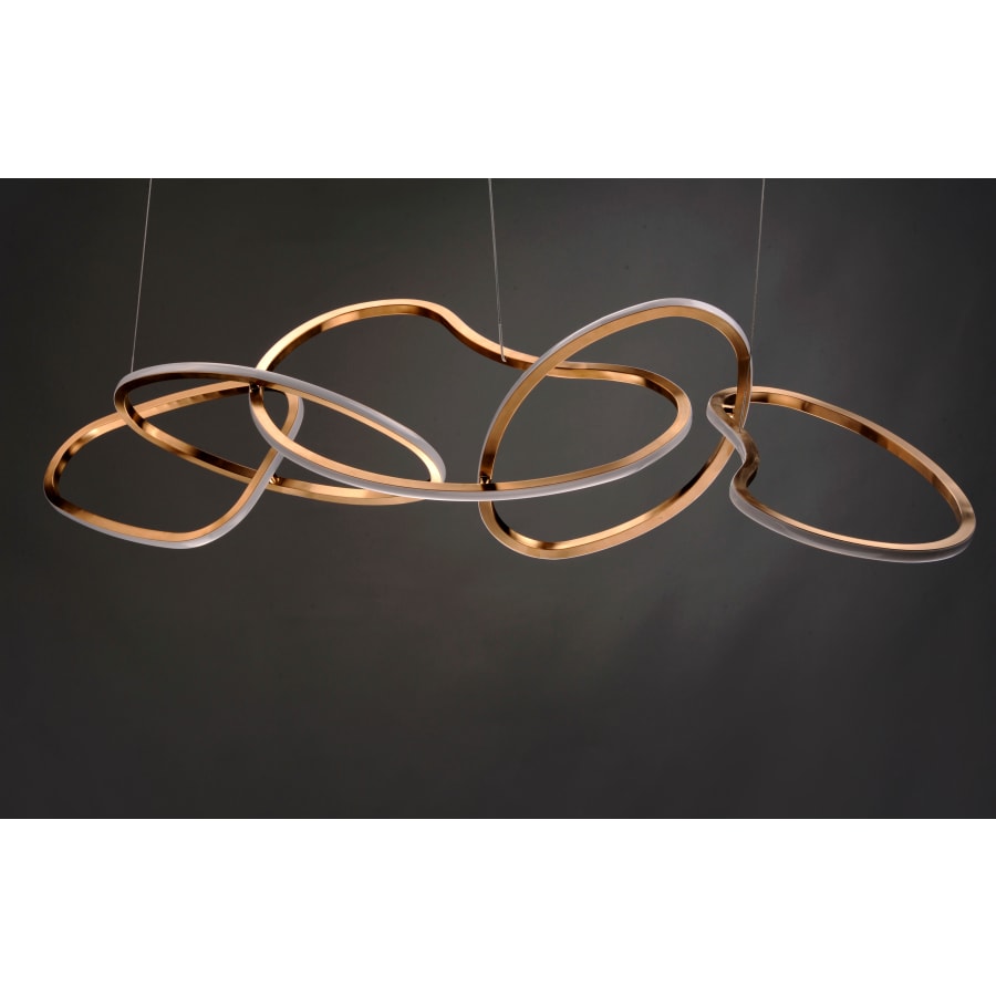 Abstracte LED Kroonluchter 140 cm Modern Design Eetkamer Verlichting