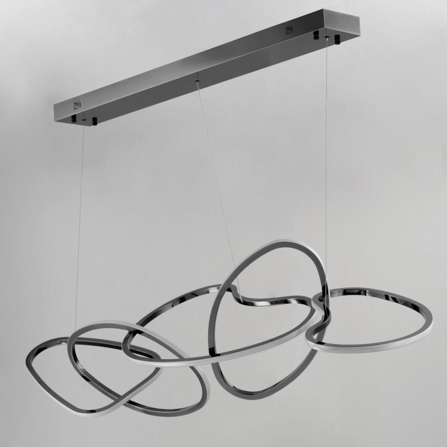 Abstracte LED Kroonluchter 140 cm Modern Design Eetkamer Verlichting