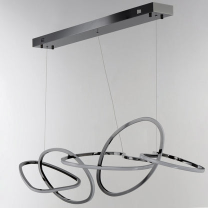 Abstracte LED Kroonluchter 140 cm Modern Design Eetkamer Verlichting