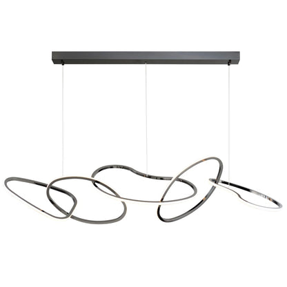 Abstracte LED Kroonluchter 140 cm Modern Design Eetkamer Verlichting