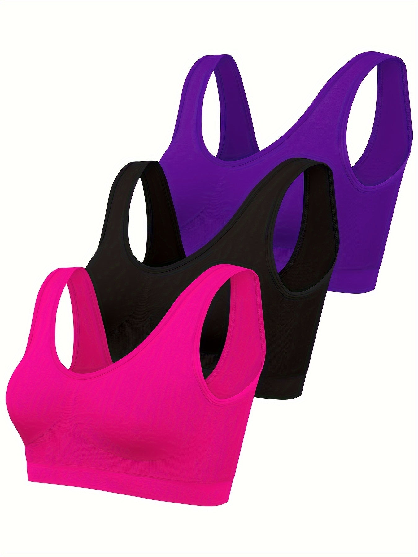 Vrouwelijke Sportbh Set van 3 Comfortabele Tanktops - StudioMarella