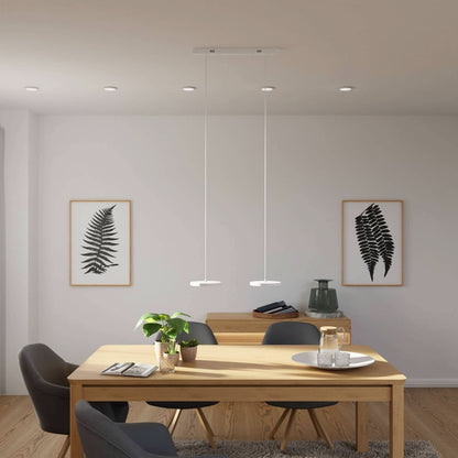 Design Hanglamp LED Aluminium 3-4 Lichts Zwart Eettafel Dimbaar Modern Pendellamp Minimalistisch Interieur Verlichting