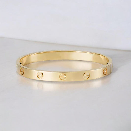 Vrouw Armband Glad en Elegant met Glitter - StudioMarella