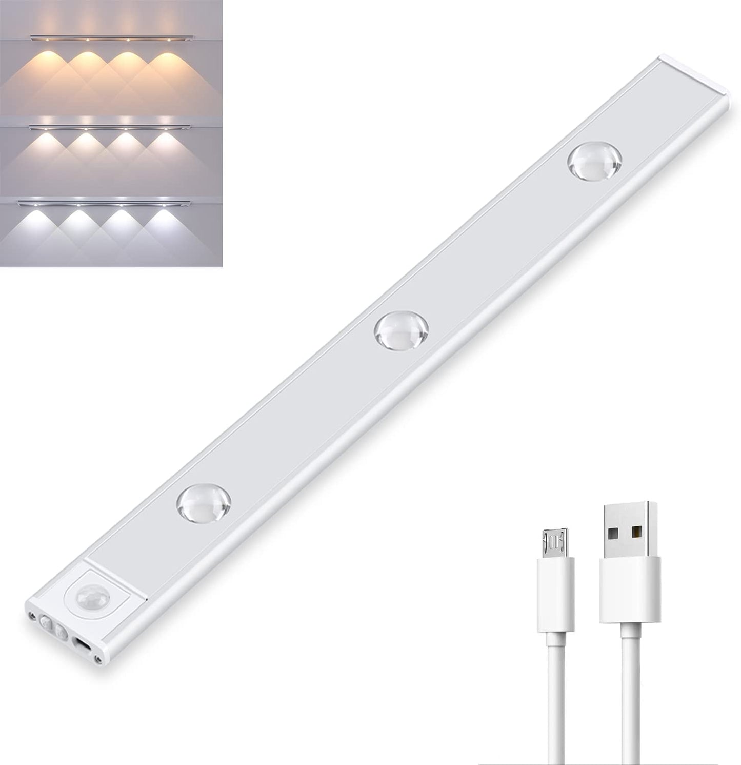 Draadloos Led Armatuur Met Bewegingssensor Oplaadbaar Dimbaar Binnen Plafondlamp