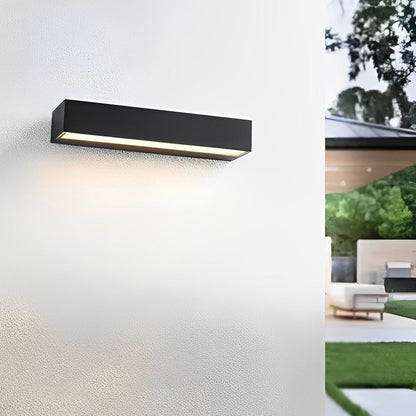 Moderne Buiten Wandlamp Met Lineair LED Licht En IP65 Waterdichte Aluminium Behuizing Voor Gevel, Entree En Garage