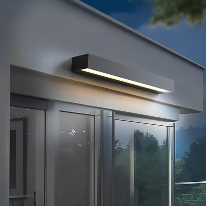Moderne Buiten Wandlamp Met Lineair LED Licht En IP65 Waterdichte Aluminium Behuizing Voor Gevel, Entree En Garage