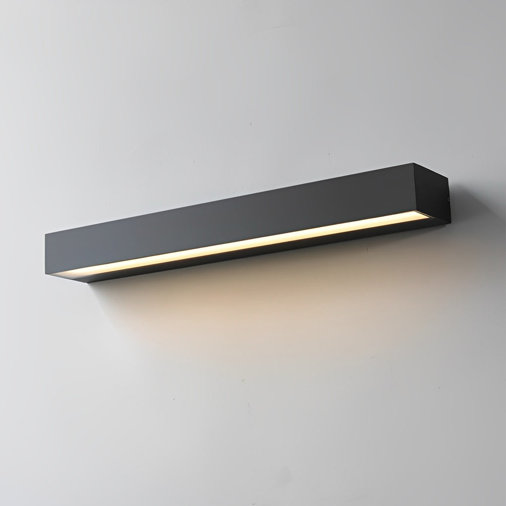 Moderne Buiten Wandlamp Met Lineair LED Licht En IP65 Waterdichte Aluminium Behuizing Voor Gevel, Entree En Garage