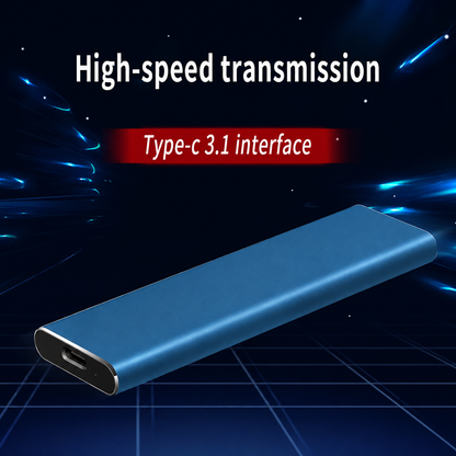 Externe Draagbare Opslagschijf 4TB USB-C Gegevensopslag Compacte Harde Schijf
