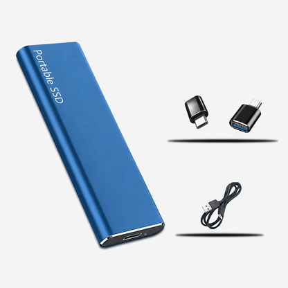 Externe Draagbare Opslagschijf 4TB USB-C Gegevensopslag Compacte Harde Schijf