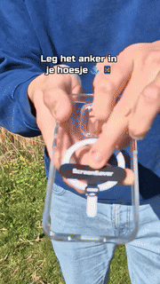 Intrekbare Telefoonhouder met Diefstalbeveiliging en Riemclip voor Actieve Levensstijl