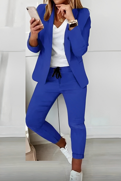 Dames Blazer Set Stretch Elegance Collectie