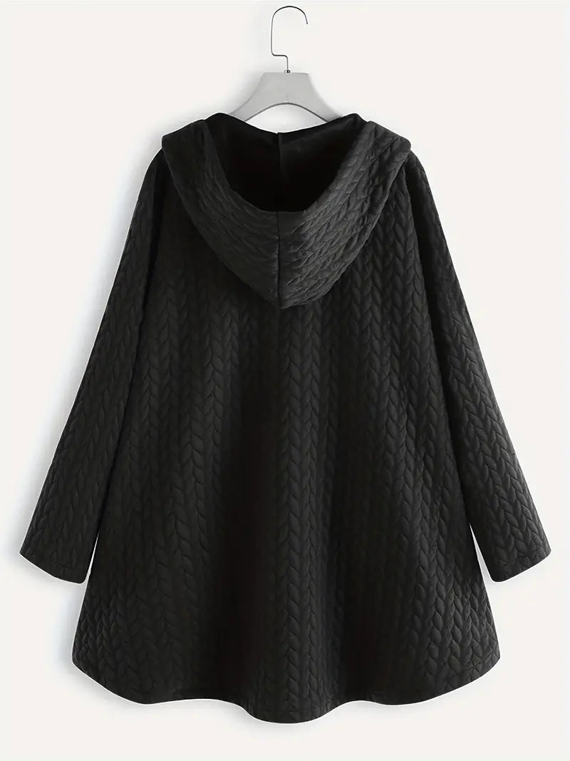 Donkere Winterjas voor Vrouwen Warm en Waterdicht