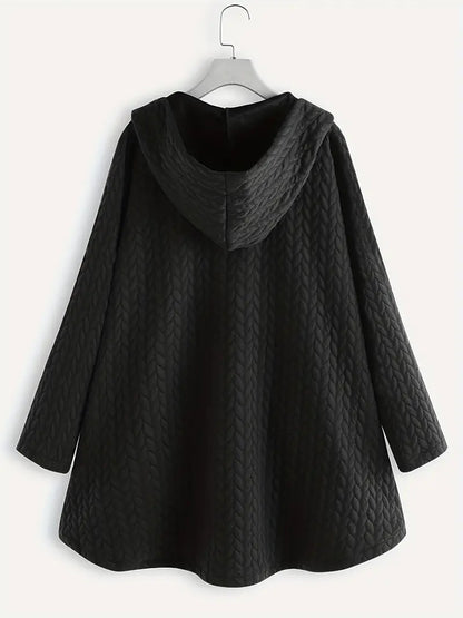 Donkere Winterjas voor Vrouwen Warm en Waterdicht