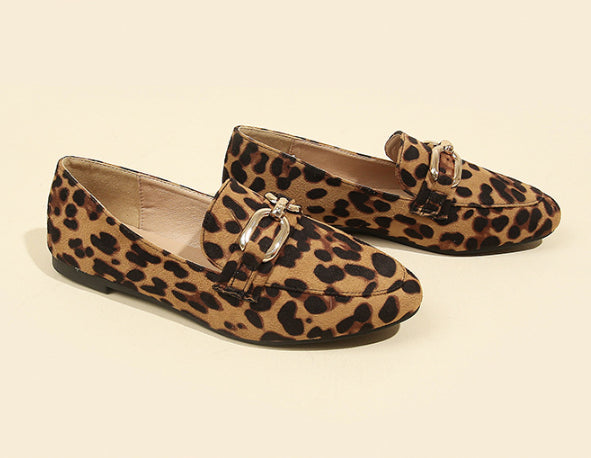 Dames Loafers Panterprint Zacht en Stijlvol