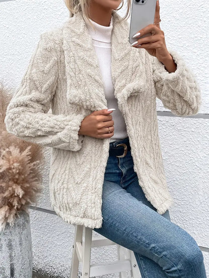 Zachte Fleece Damesjas Warm en Comfortabel