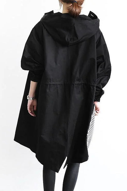 Waterdichte Regenjas Oversized Trendy Stedelijke Stijl