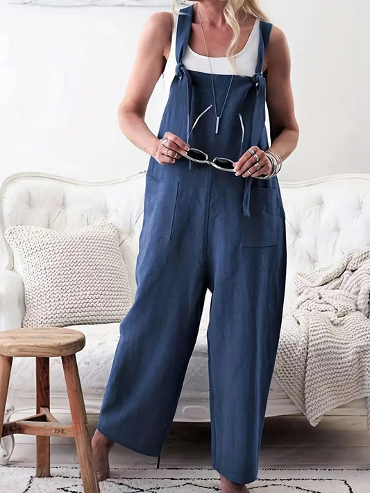 Vrouwelijke Jumpsuit Broek Met Blouse Combinatie - StudioMarella