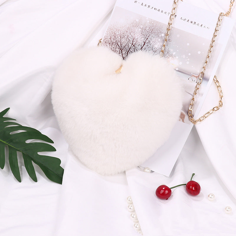 Dames Schoudertas Hartvormig met Ketting Modieus