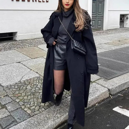 Dames Winterjas Lange Warme Overjas Trendy Boleo