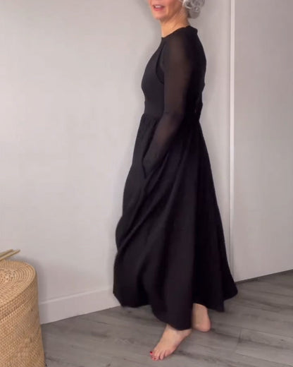 Lange Maxi Jurk voor Vrouw Zomerjurk Elegant Design
