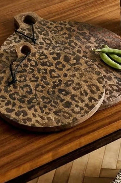 Houten Serveerplank Sapelehout Rond en Vierkant Scandinavisch Design voor Keuken en Tafel
