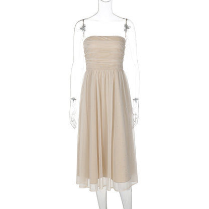 Midi-Jurk met Pailletten Chique en Elegante Vrouwenjurk