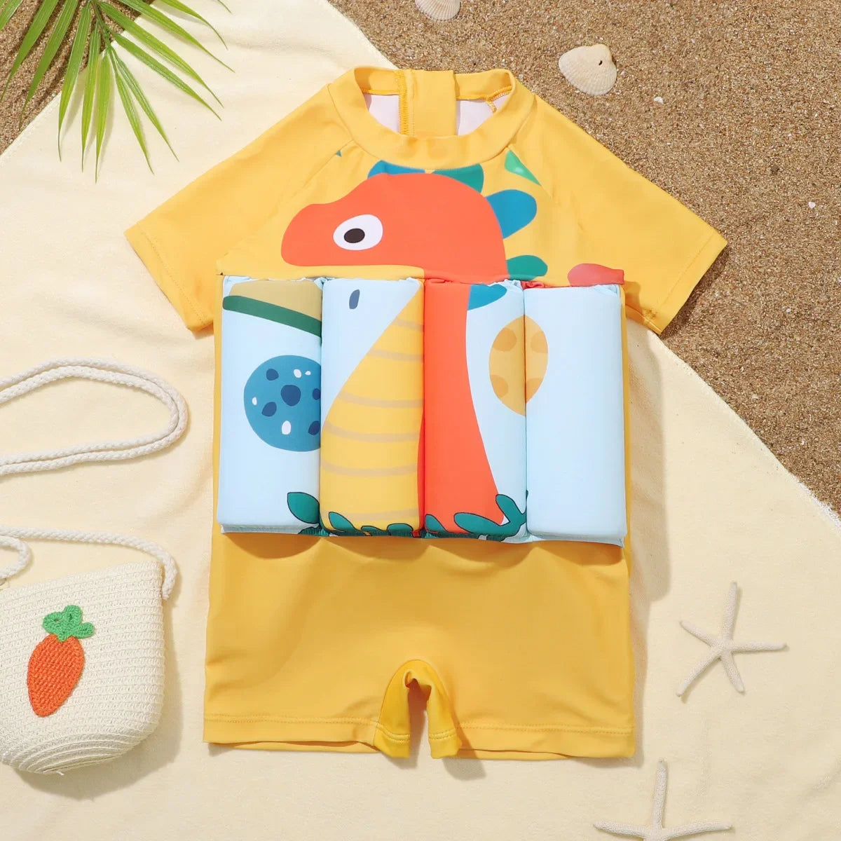 Meegroeiend Kinderzwempak UV50+ Drijfvermogen Verstelbaar Zwemveiligheid Zwemmen Kinderen Strand Zwemles