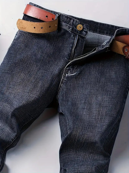 Heren Jeans Comfortabele Klassieke Fit