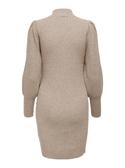 Zwangerschapsjurk Mini Damesjurk Hoge Hals Casual Stijl